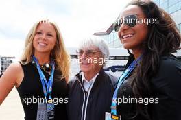 Bernie Ecclestone (GBR). 05.07.2014. Formula 1 World Championship, Rd 9, British Grand Prix, Silverstone, England, Qualifying Day.