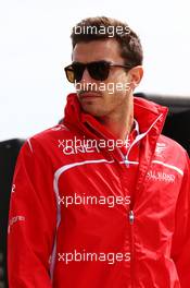 Jules Bianchi (FRA) Marussia F1 Team. 06.07.2014. Formula 1 World Championship, Rd 9, British Grand Prix, Silverstone, England, Race Day.