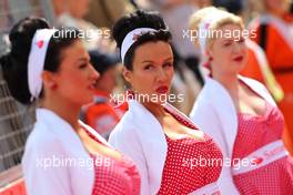 Grid girls 06.07.2014. Formula 1 World Championship, Rd 9, British Grand Prix, Silverstone, England, Race Day.