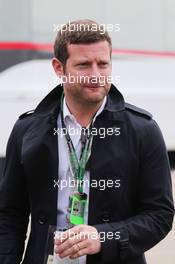 Dermot O'Leary (GBR) Radio and TV Presenter. 06.07.2014. Formula 1 World Championship, Rd 9, British Grand Prix, Silverstone, England, Race Day.