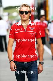 Max Chilton (GBR) Marussia F1 Team. 25.07.2014. Formula 1 World Championship, Rd 11, Hungarian Grand Prix, Budapest, Hungary, Practice Day.