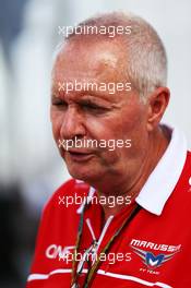 John Booth (GBR) Marussia F1 Team Team Principal. 25.07.2014. Formula 1 World Championship, Rd 11, Hungarian Grand Prix, Budapest, Hungary, Practice Day.