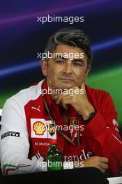 Marco Mattiacci (ITA) Ferrari Team Principal in the FIA Press Conference. 25.07.2014. Formula 1 World Championship, Rd 11, Hungarian Grand Prix, Budapest, Hungary, Practice Day.