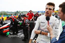 Jules Bianchi (FRA) Marussia F1 Team on the grid. 27.07.2014. Formula 1 World Championship, Rd 11, Hungarian Grand Prix, Budapest, Hungary, Race Day.