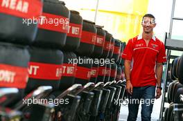 Alexander Rossi (USA) Marussia F1 Team Reserve Driver. 24.07.2014. Formula 1 World Championship, Rd 11, Hungarian Grand Prix, Budapest, Hungary, Preparation Day.