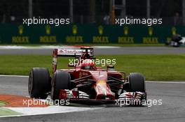 Kimi Raikkonen (FIN) Ferrari F14-T. 05.09.2014. Formula 1 World Championship, Rd 13, Italian Grand Prix, Monza, Italy, Practice Day.