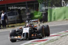 Nico Hulkenberg (GER) Sahara Force India F1 VJM07. 05.09.2014. Formula 1 World Championship, Rd 13, Italian Grand Prix, Monza, Italy, Practice Day.