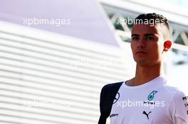Pascal Wehrlein (GER) Mercedes AMG F1 Reserve Driver. 06.09.2014. Formula 1 World Championship, Rd 13, Italian Grand Prix, Monza, Italy, Qualifying Day.