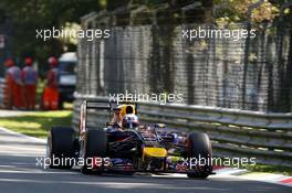 Daniel Ricciardo (AUS) Red Bull Racing RB10. 06.09.2014. Formula 1 World Championship, Rd 13, Italian Grand Prix, Monza, Italy, Qualifying Day.