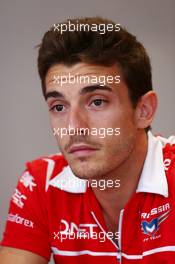 Jules Bianchi (FRA) Marussia F1 Team. 04.09.2014. Formula 1 World Championship, Rd 13, Italian Grand Prix, Monza, Italy, Preparation Day.