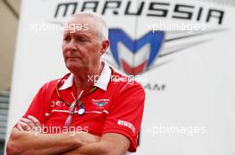 John Booth (GBR) Marussia F1 Team Team Principal. 04.09.2014. Formula 1 World Championship, Rd 13, Italian Grand Prix, Monza, Italy, Preparation Day.