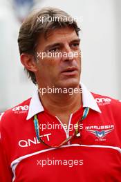 Graeme Lowdon (GBR) Marussia F1 Team Chief Executive Officer. 04.09.2014. Formula 1 World Championship, Rd 13, Italian Grand Prix, Monza, Italy, Preparation Day.