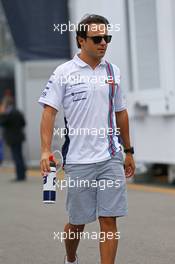 Felipe Massa (BRA) Williams. 04.09.2014. Formula 1 World Championship, Rd 13, Italian Grand Prix, Monza, Italy, Preparation Day.