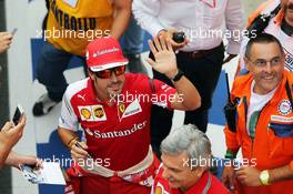 Fernando Alonso (ESP) Ferrari. 04.09.2014. Formula 1 World Championship, Rd 13, Italian Grand Prix, Monza, Italy, Preparation Day.