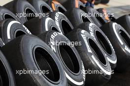 Pirelli tyres. 04.10.2014. Formula 1 World Championship, Rd 15, Japanese Grand Prix, Suzuka, Japan, Qualifying Day.