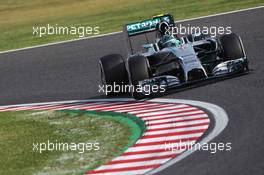 Nico Rosberg (GER) Mercedes AMG F1 W05. 04.10.2014. Formula 1 World Championship, Rd 15, Japanese Grand Prix, Suzuka, Japan, Qualifying Day.