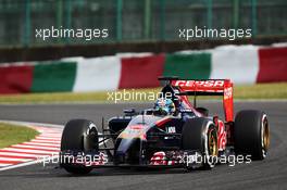Jean-Eric Vergne (FRA) Scuderia Toro Rosso STR9. 04.10.2014. Formula 1 World Championship, Rd 15, Japanese Grand Prix, Suzuka, Japan, Qualifying Day.