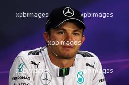 Nico Rosberg (GER) Mercedes AMG F1 in the FIA Press Conference. 04.10.2014. Formula 1 World Championship, Rd 15, Japanese Grand Prix, Suzuka, Japan, Qualifying Day.