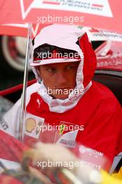 Kimi Raikkonen (FIN) Ferrari on the drivers parade. 05.10.2014. Formula 1 World Championship, Rd 15, Japanese Grand Prix, Suzuka, Japan, Race Day.