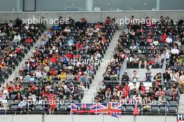 Fans in the grandstand. 02.10.2014. Formula 1 World Championship, Rd 15, Japanese Grand Prix, Suzuka, Japan, Preparation Day.