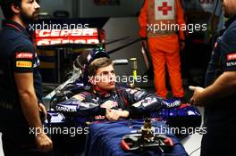Max Verstappen (NLD) Scuderia Toro Rosso STR9 Test Driver. 02.10.2014. Formula 1 World Championship, Rd 15, Japanese Grand Prix, Suzuka, Japan, Preparation Day.