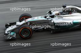 Lewis Hamilton (GBR) Mercedes AMG F1 W05. 28.03.2014. Formula 1 World Championship, Rd 2, Malaysian Grand Prix, Sepang, Malaysia, Friday.