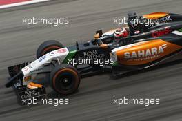 Nico Hulkenberg (GER) Sahara Force India F1 VJM07. 28.03.2014. Formula 1 World Championship, Rd 2, Malaysian Grand Prix, Sepang, Malaysia, Friday.