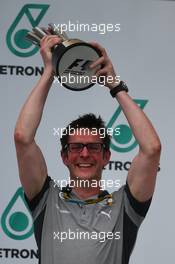 Andrew Shovlin (GBR) Mercedes AMG F1 Engineer. 30.03.2014. Formula 1 World Championship, Rd 2, Malaysian Grand Prix, Sepang, Malaysia, Sunday.