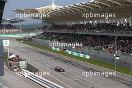 Sebastian Vettel (GER) Red Bull Racing. 30.03.2014. Formula 1 World Championship, Rd 2, Malaysian Grand Prix, Sepang, Malaysia, Sunday.