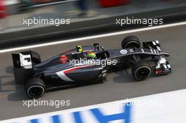 Esteban Gutierrez (MEX) Sauber. 30.03.2014. Formula 1 World Championship, Rd 2, Malaysian Grand Prix, Sepang, Malaysia, Sunday.