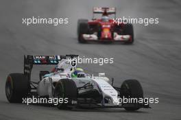 Felipe Massa (BRA) Williams FW36. 29.03.2014. Formula 1 World Championship, Rd 2, Malaysian Grand Prix, Sepang, Malaysia, Saturday.