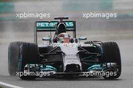 Lewis Hamilton (GBR) Mercedes AMG F1 W05. 29.03.2014. Formula 1 World Championship, Rd 2, Malaysian Grand Prix, Sepang, Malaysia, Saturday.