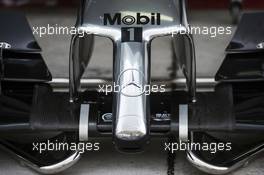 McLaren MP4-29 nosecone. 29.03.2014. Formula 1 World Championship, Rd 2, Malaysian Grand Prix, Sepang, Malaysia, Saturday.