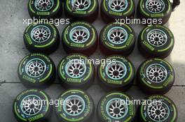 Pirelli tyres. 27.03.2014. Formula 1 World Championship, Rd 2, Malaysian Grand Prix, Sepang, Malaysia, Thursday.