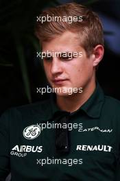 Marcus Ericsson (SWE) Caterham. 27.03.2014. Formula 1 World Championship, Rd 2, Malaysian Grand Prix, Sepang, Malaysia, Thursday.