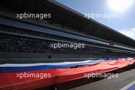 Pre race ceremony. 12.10.2014. Formula 1 World Championship, Rd 16, Russian Grand Prix, Sochi Autodrom, Sochi, Russia, Race Day.