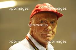 Niki Lauda (AUT) Mercedes Non-Executive Chairman. 20.09.2014. Formula 1 World Championship, Rd 14, Singapore Grand Prix, Singapore, Singapore, Qualifying Day.