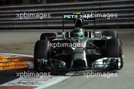 Nico Rosberg (GER) Mercedes AMG F1 W05. 20.09.2014. Formula 1 World Championship, Rd 14, Singapore Grand Prix, Singapore, Singapore, Qualifying Day.