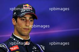Daniel Ricciardo (AUS) Red Bull Racing in the FIA Press Conference. 20.09.2014. Formula 1 World Championship, Rd 14, Singapore Grand Prix, Singapore, Singapore, Qualifying Day.