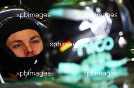 Nico Rosberg (GER) Mercedes AMG F1 W05. 08.07.2014. Formula One Testing, Silverstone, England, Tuesday.