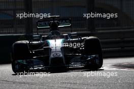 Nico Rosberg (GER) Mercedes AMG F1 W05. 22.11.2014. Formula 1 World Championship, Rd 19, Abu Dhabi Grand Prix, Yas Marina Circuit, Abu Dhabi, Qualifying Day.