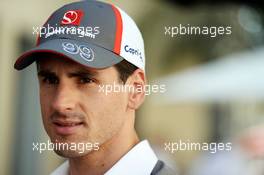 Adrian Sutil (GER) Sauber. 23.11.2014. Formula 1 World Championship, Rd 19, Abu Dhabi Grand Prix, Yas Marina Circuit, Abu Dhabi, Race Day.