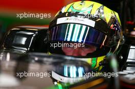 Spike Goddard (AUS) Sahara Force India F1 VJM07 Test Driver. 26.11.2014. Formula 1 Testing, Day Two, Yas Marina Circuit, Abu Dhabi, Wednesday.