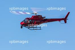 A helicopter. 31.10.2014. Formula 1 World Championship, Rd 17, United States Grand Prix, Austin, Texas, USA, Practice Day.