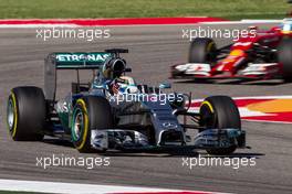 Lewis Hamilton (GBR) Mercedes AMG F1 W05. 31.10.2014. Formula 1 World Championship, Rd 17, United States Grand Prix, Austin, Texas, USA, Practice Day.