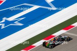 Nico Hulkenberg (GER) Sahara Force India F1 VJM07. 31.10.2014. Formula 1 World Championship, Rd 17, United States Grand Prix, Austin, Texas, USA, Practice Day.