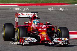 Fernando Alonso (ESP) Ferrari F14-T. 31.10.2014. Formula 1 World Championship, Rd 17, United States Grand Prix, Austin, Texas, USA, Practice Day.