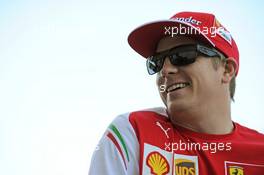 Kimi Raikkonen (FIN) Ferrari. 30.10.2014. Formula 1 World Championship, Rd 17, United States Grand Prix, Austin, Texas, USA, Preparation Day.