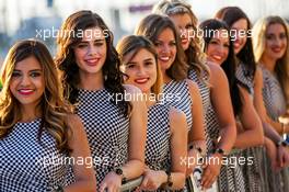 Grid girls. 30.10.2014. Formula 1 World Championship, Rd 17, United States Grand Prix, Austin, Texas, USA, Preparation Day.