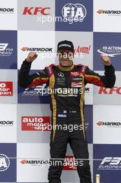 Winner Esteban Ocon (FRA) Prema Powerteam Dallara F312 – Mercedes 19.04.2014. FIA F3 European Championship 2014, Round 1, Race 2, Silverstone, England
